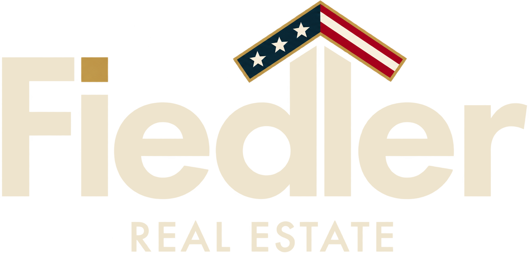 Fiedler Real Estate — patriotic campaign logo